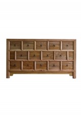 Daire Chinese Antique Multi Drawer Chest 142cm